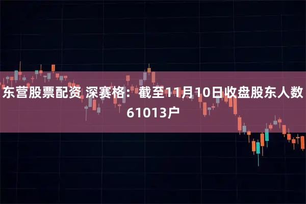 东营股票配资 深赛格：截至11月10日收盘股东人数61013户